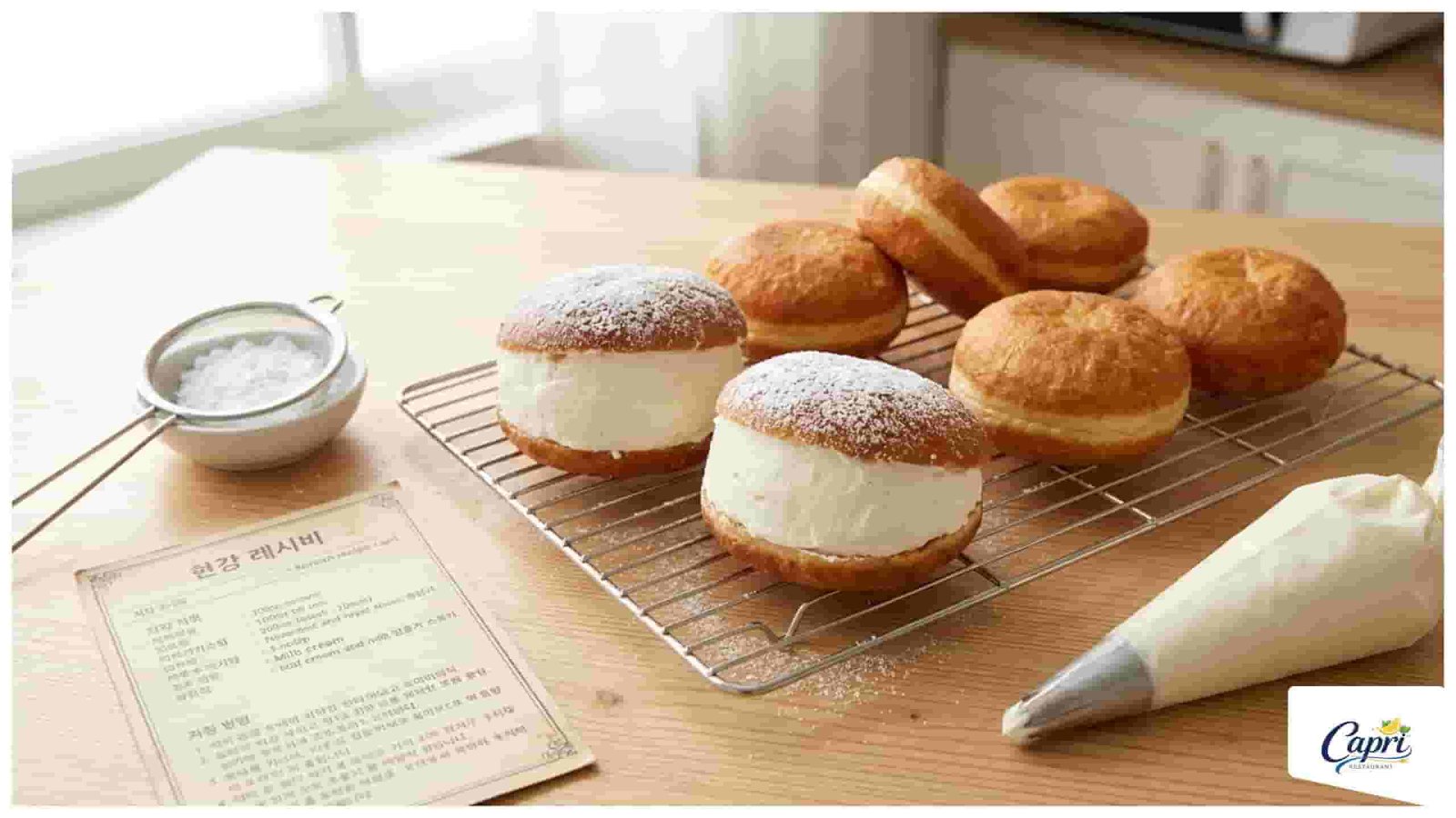 Korean Milk Cream Donuts Reciipe