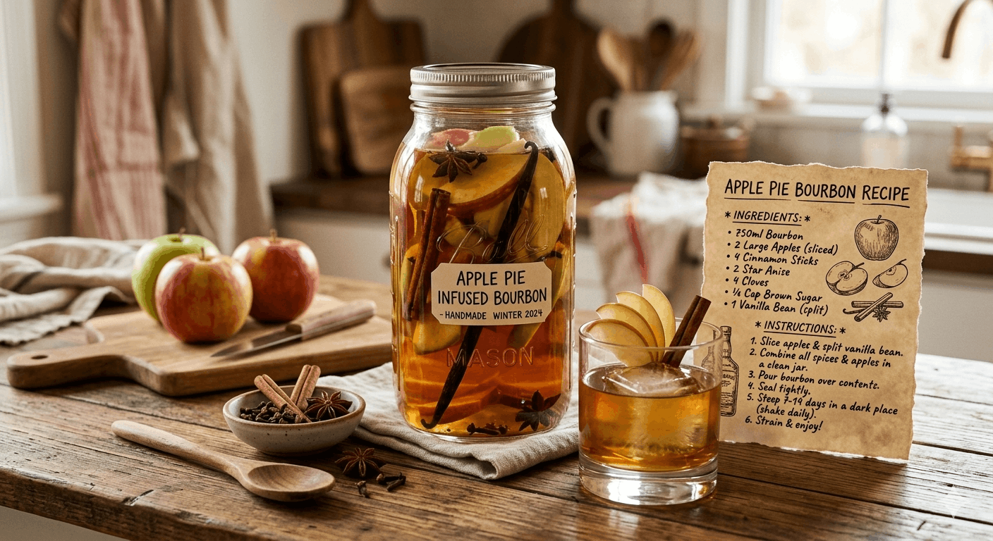 Apple Pie Infused Bourbon Recipe