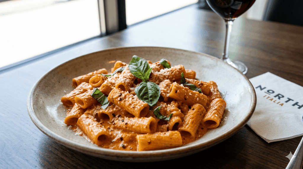 North Italia Spicy Rigatoni Vodka