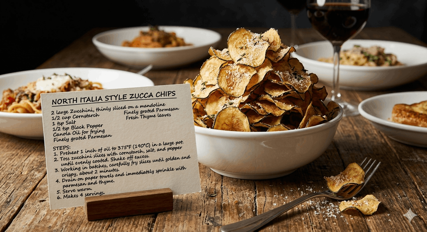 zucca chips north italia recipe